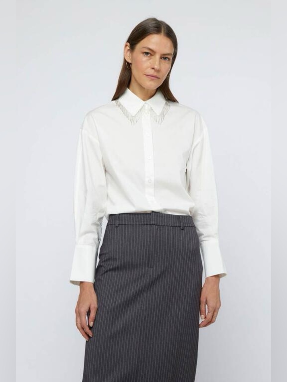 Opal Elegance Cotton Shirt - Wild Pony